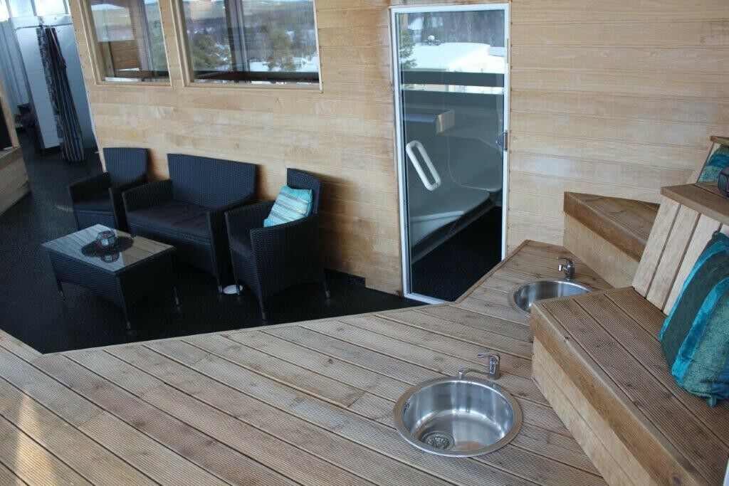 Hotell Toppen Storuman Buitenkant foto